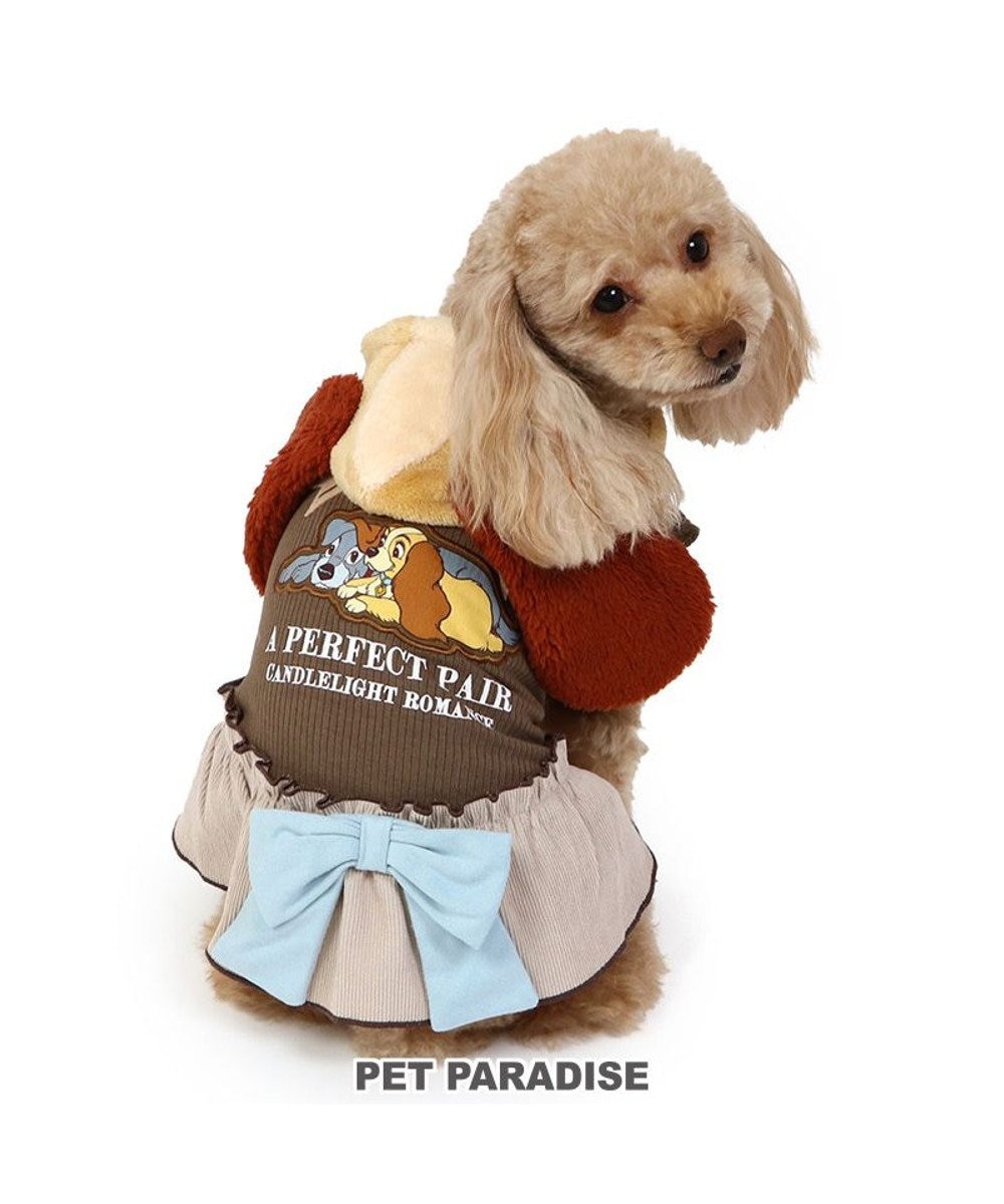 PET PARADISE ディズニー わんわん物語 レディ パーカー 《ブラウン 》 小型犬 ブラウン