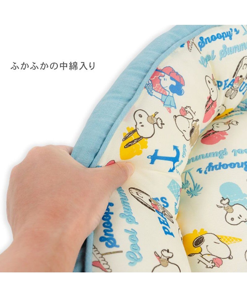 PET PARADISE スヌーピー クールカドラー 《アイス柄》 丸型 M