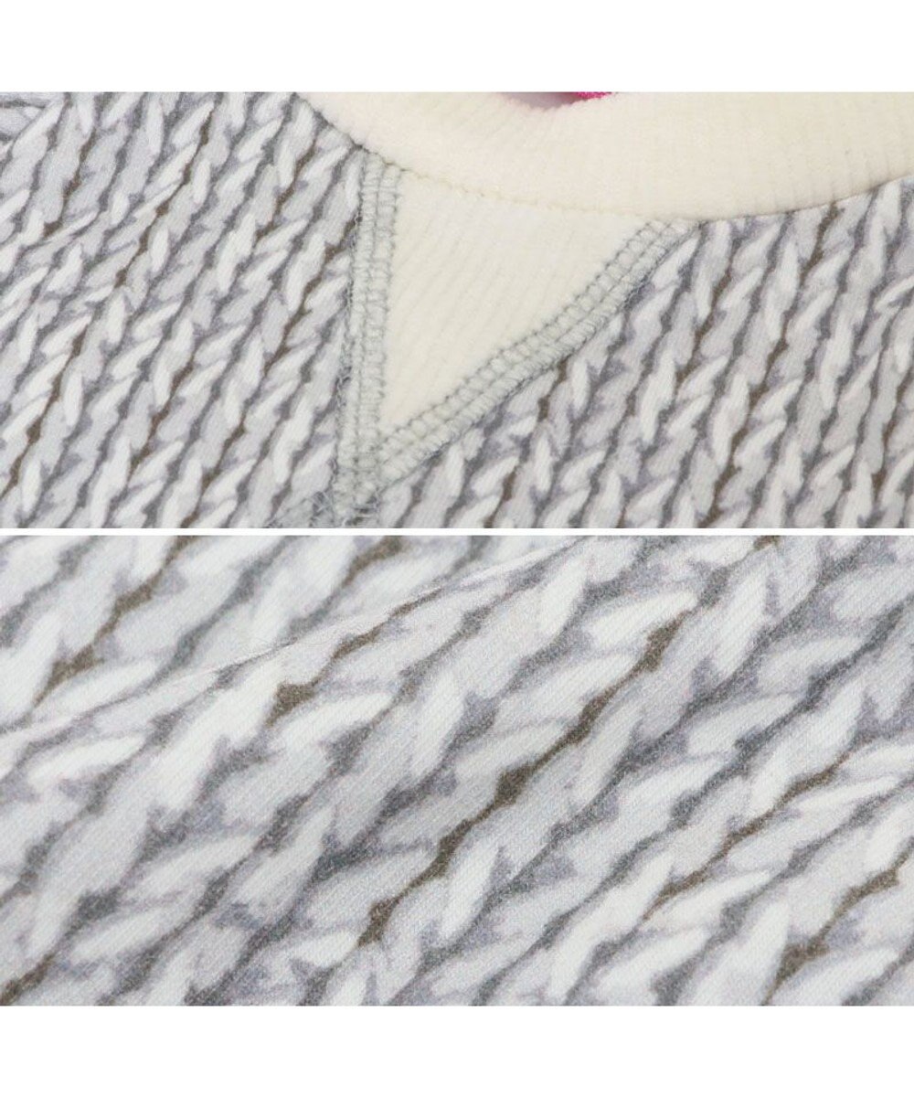 PET PARADISE ペットパラダイス ペティヒート 天竺 Tシャツ 《ニット柄》  中型犬 大型犬 