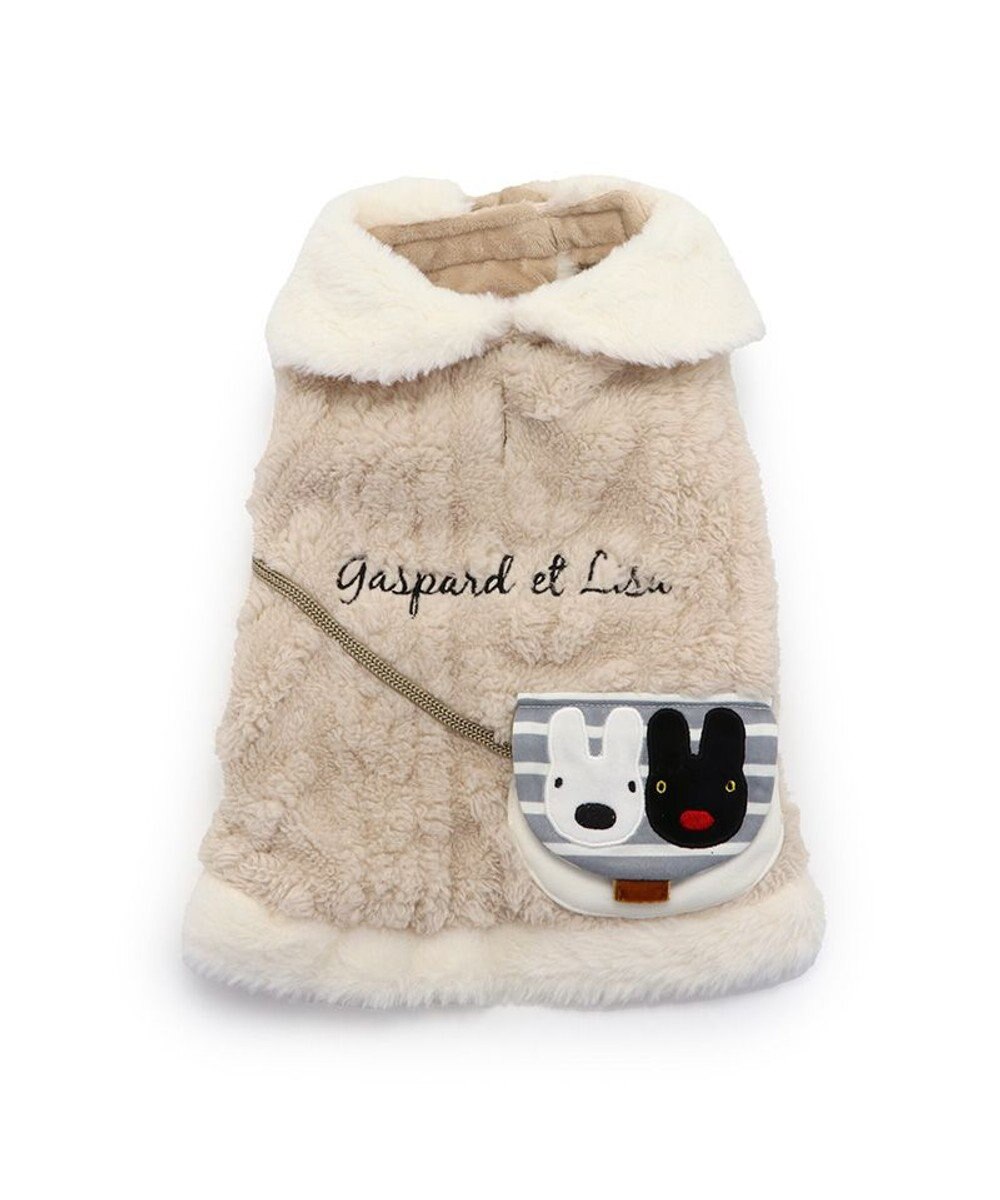 PET PARADISE リサとガスパール ポンチョ ポシェット付き 小型犬 