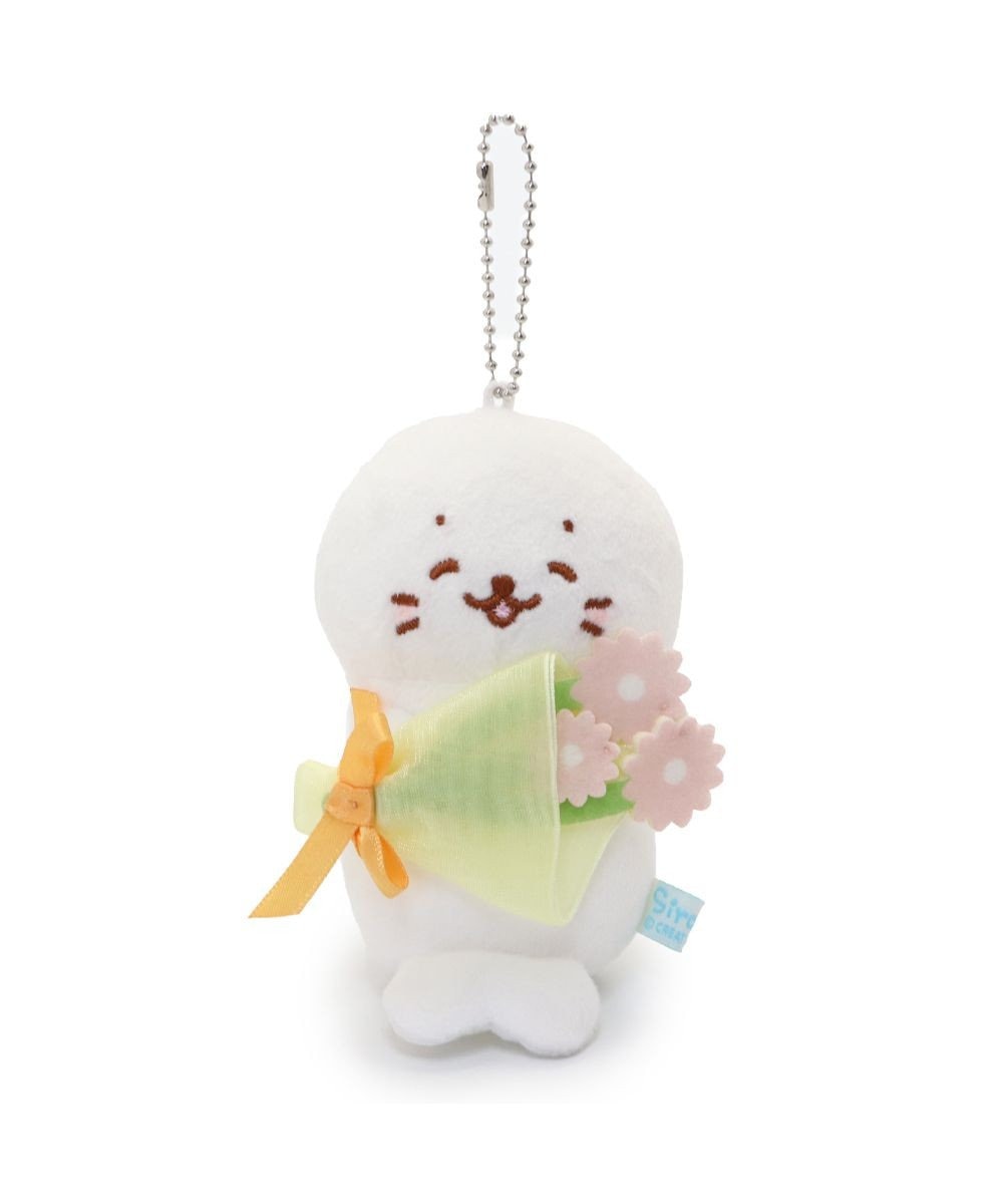 Mother garden しろたん 感謝の花束キーホルダー 9cm 