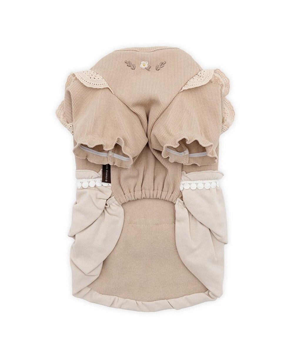 PET PARADISE ペットパラダイス プレミアム ペティヒート ワンピース 《花刺繍》 小型犬 