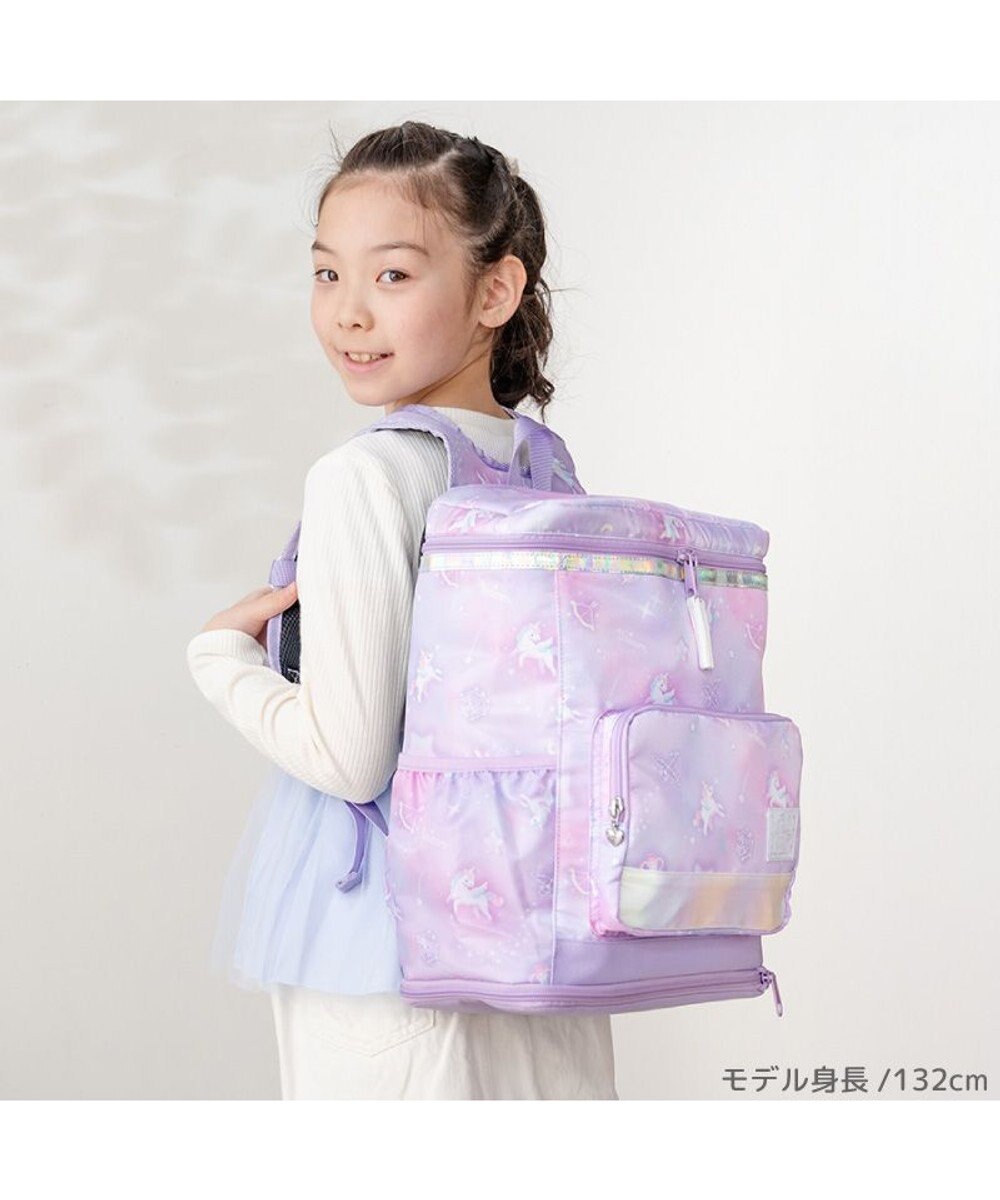 Mother garden マザーガーデン ユニコーン スクエアリュック 【Lサイズ】  《ミルキーウェイ紫》 