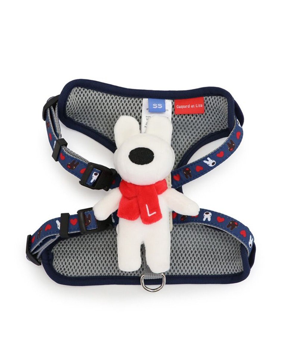 PET PARADISE リサとガスパール マスコット付きハーネス 《ハート柄》 ３Ｓ 