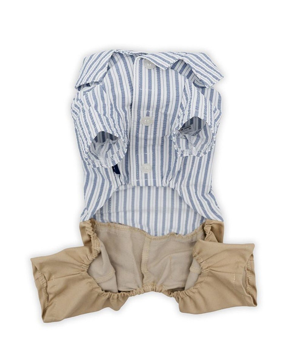 PET PARADISE J.PRESS ストライプ パンツつなぎ 小型犬 