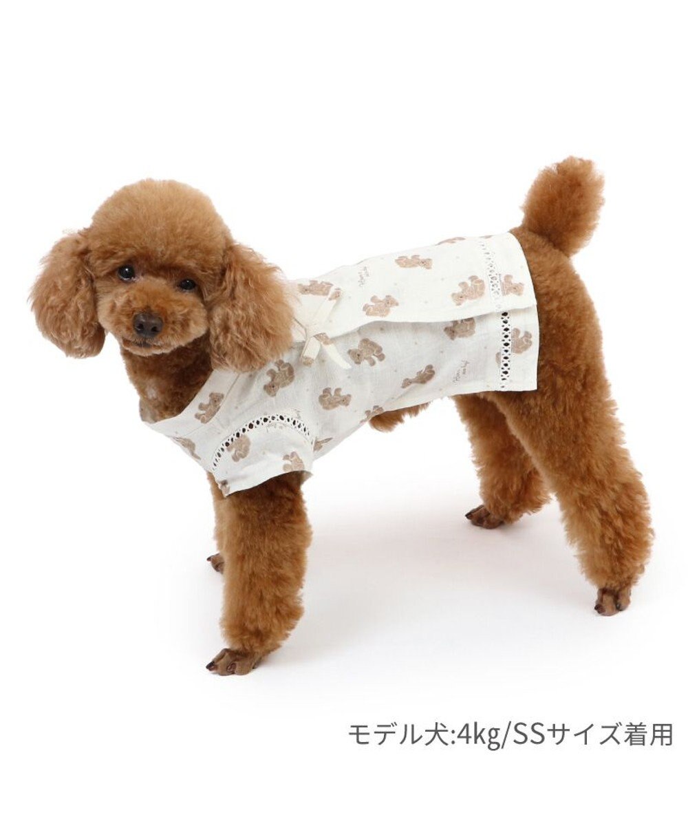 PET PARADISE ペットパラダイス 接触冷感 背中開き 甚平《くまちゃん》小型犬