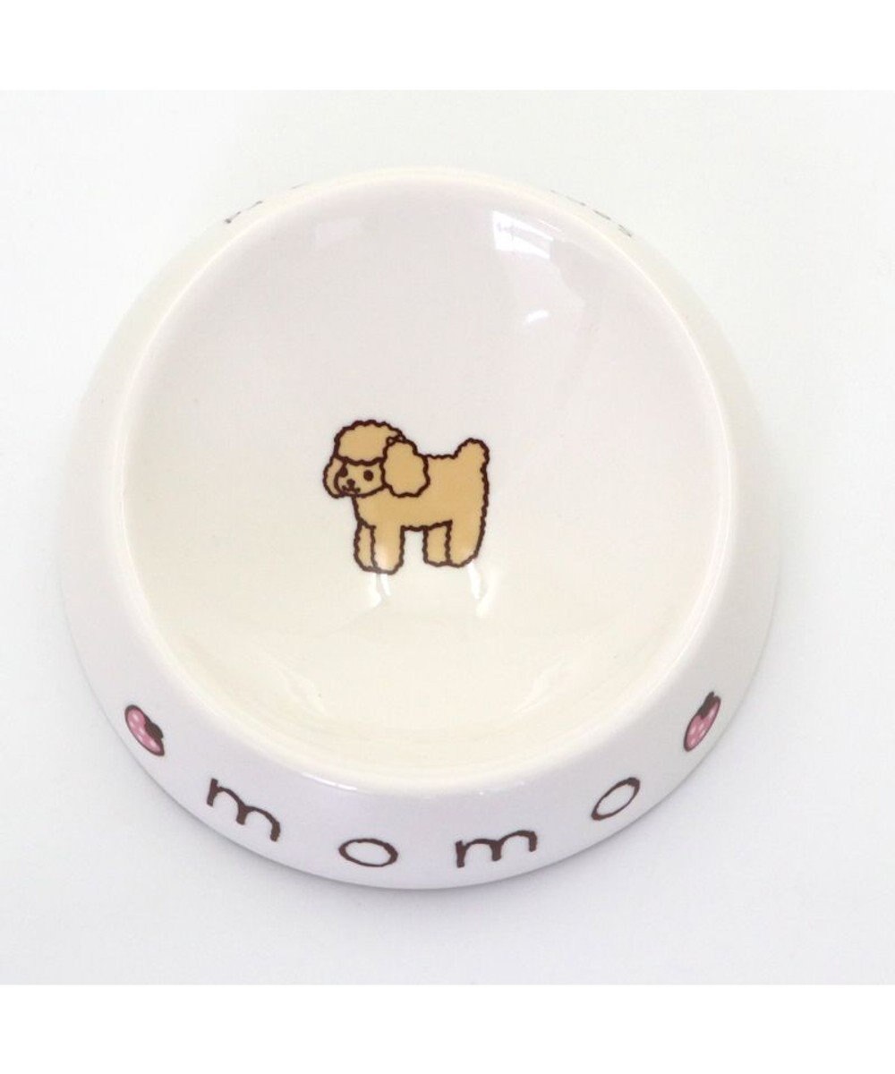 PET PARADISE 【受注生産】ペットパラダイス  えさ皿 食器  名前と誕生日が入ります！ オーダーメイドフードボウル【小】 