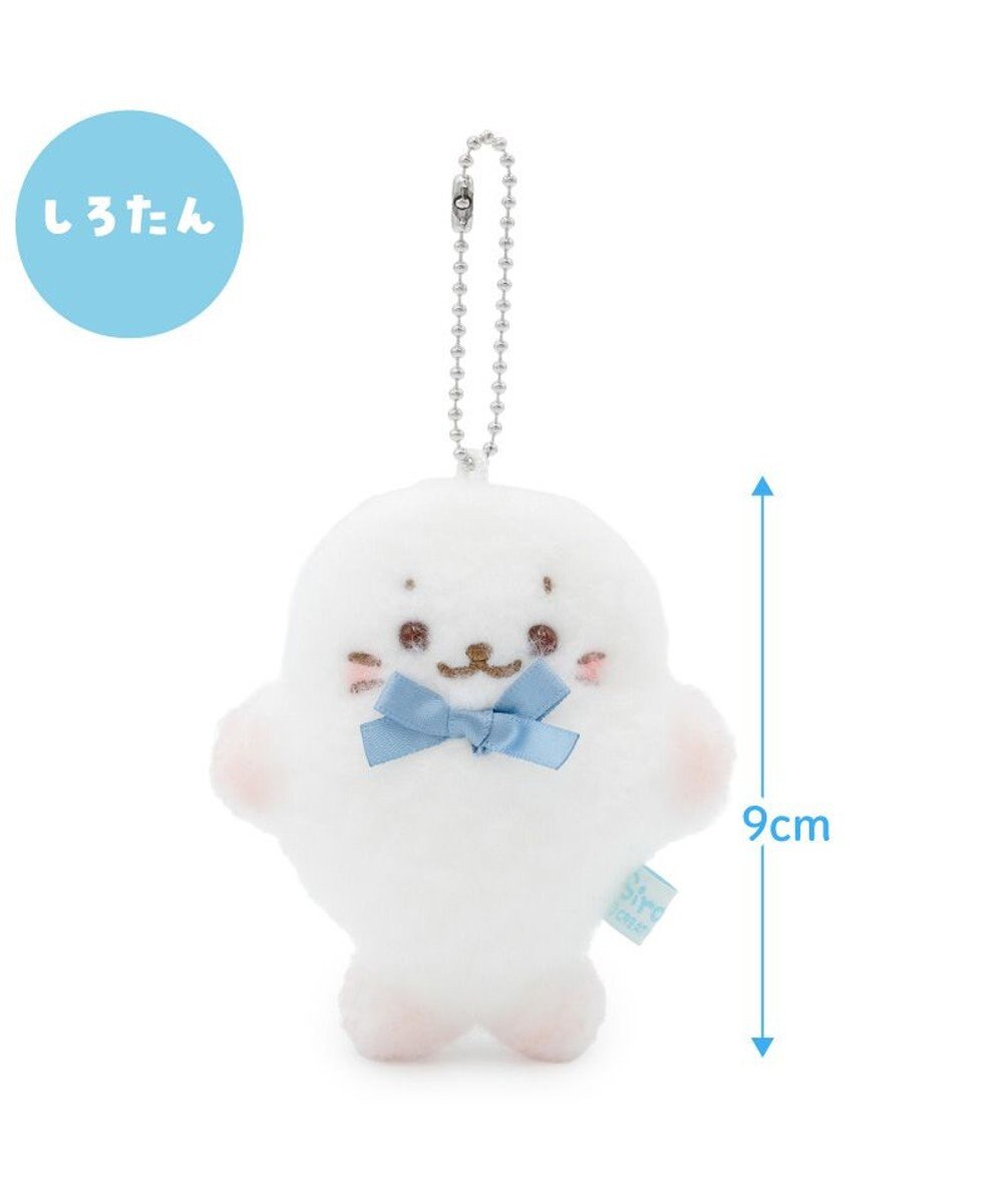 Mother garden しろたん フラットチーク キーホルダー 《しろたん》 単品 