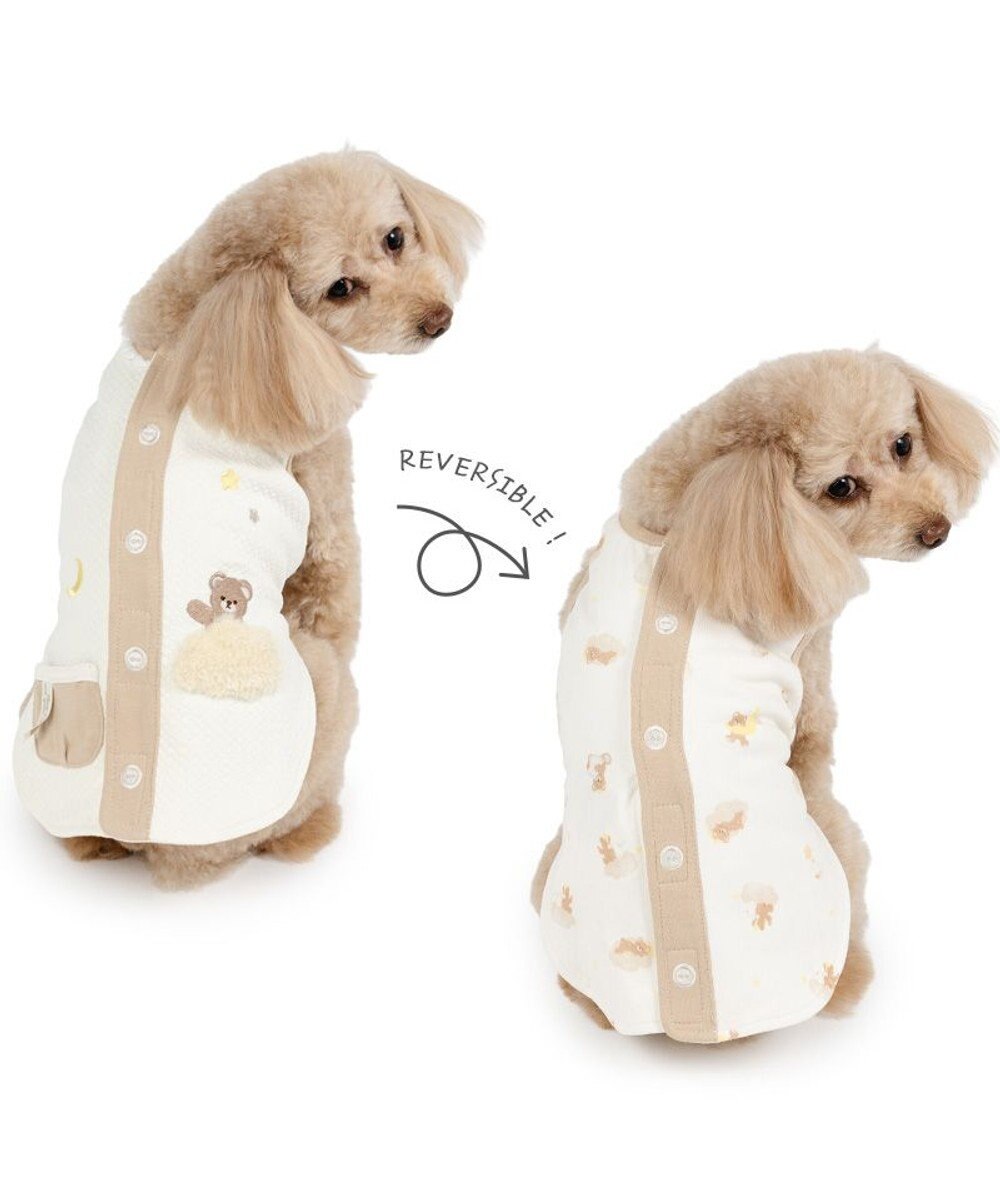 PET PARADISE ペットパラダイス くまさん やさしいベスト 《おやすみ柄》 小型犬 