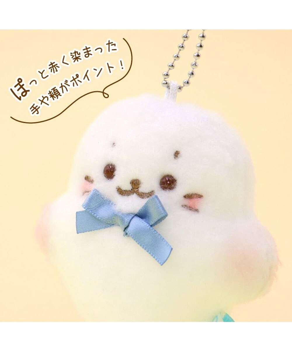 Mother garden しろたん フラットチーク キーホルダー 《しろたん》 単品 