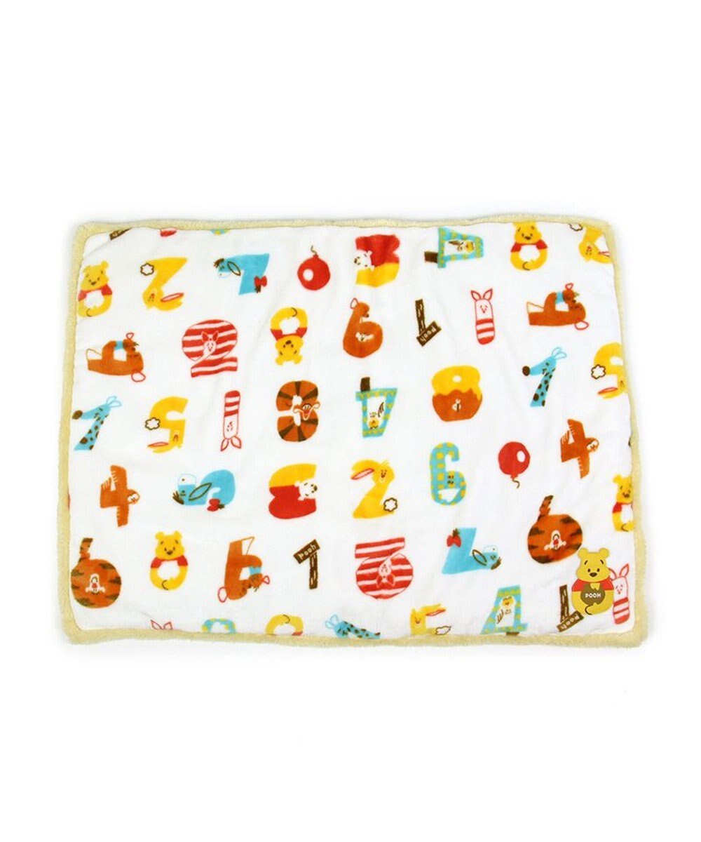 PET PARADISE ディズニー くまのプーさん 遠赤外線 ボアマット《  数字柄 》 (80×60cm) 