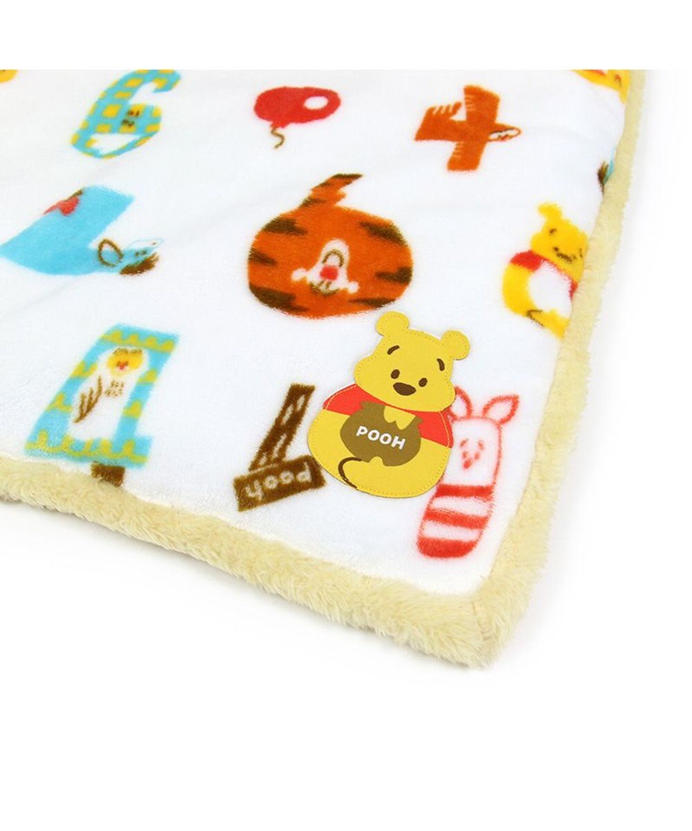 PET PARADISE ディズニー くまのプーさん 遠赤外線 ボアマット《  数字柄 》 (80×60cm) 