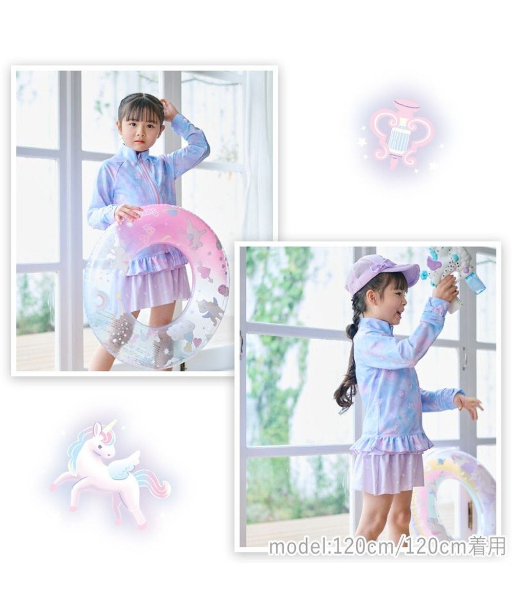 Mother garden マザーガーデン ユニコーン ラッシュガード 《ミルキーウェイ柄》 110/ 120/ 130cm 