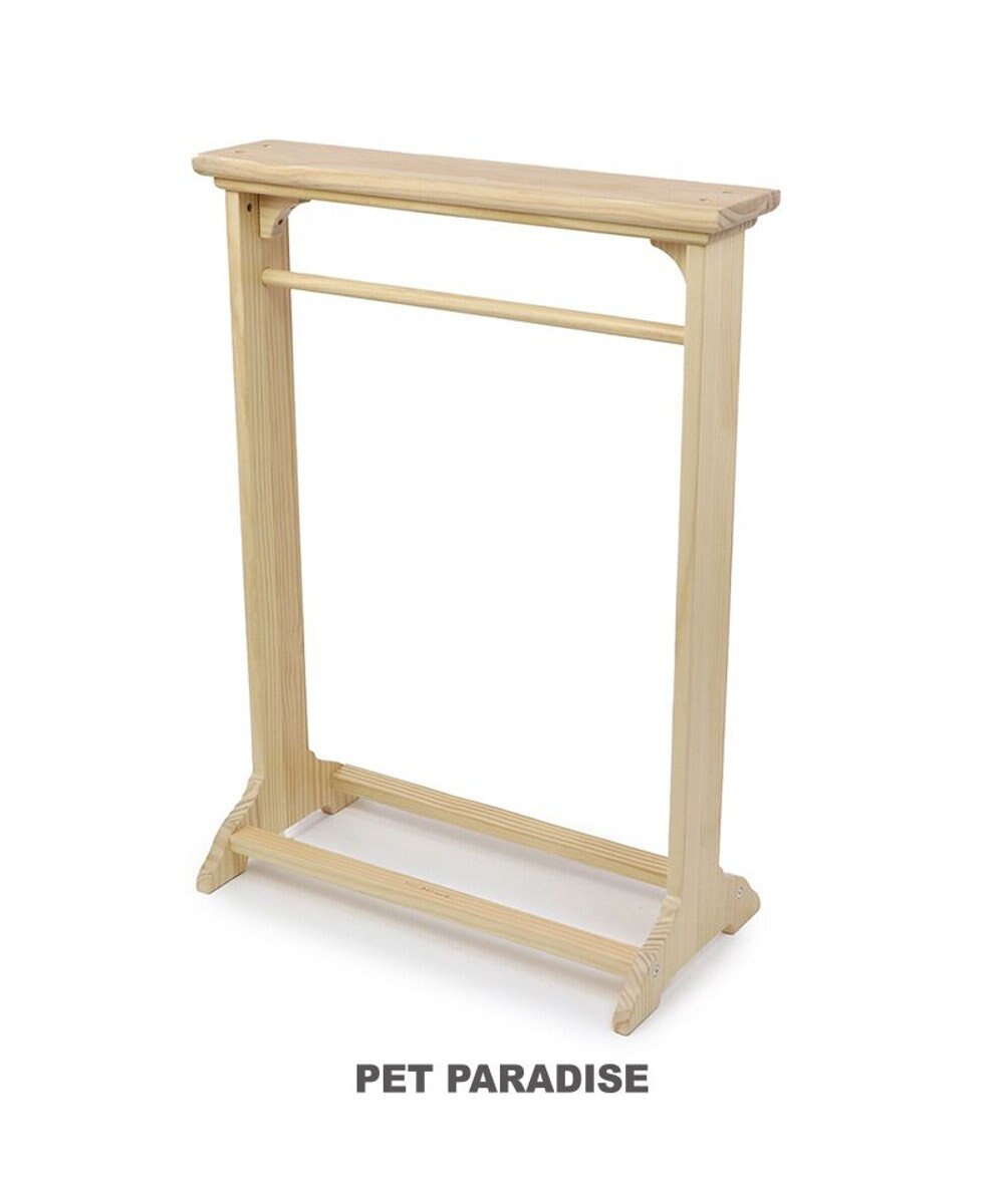 PET PARADISE ペットパラダイス 犬用 木製 ハンガーラック 小型犬 茶