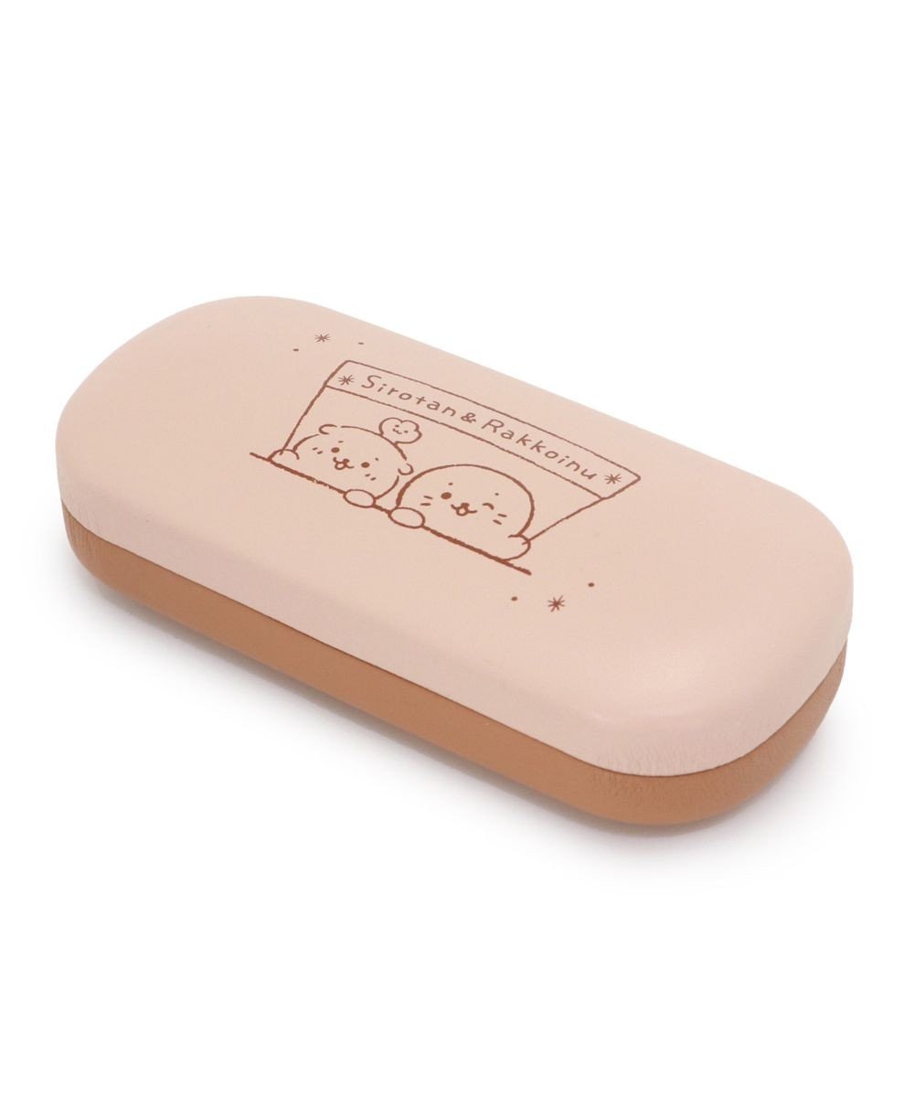 しろたん クロス付き メガネケース 《しろたん＆らっこいぬ