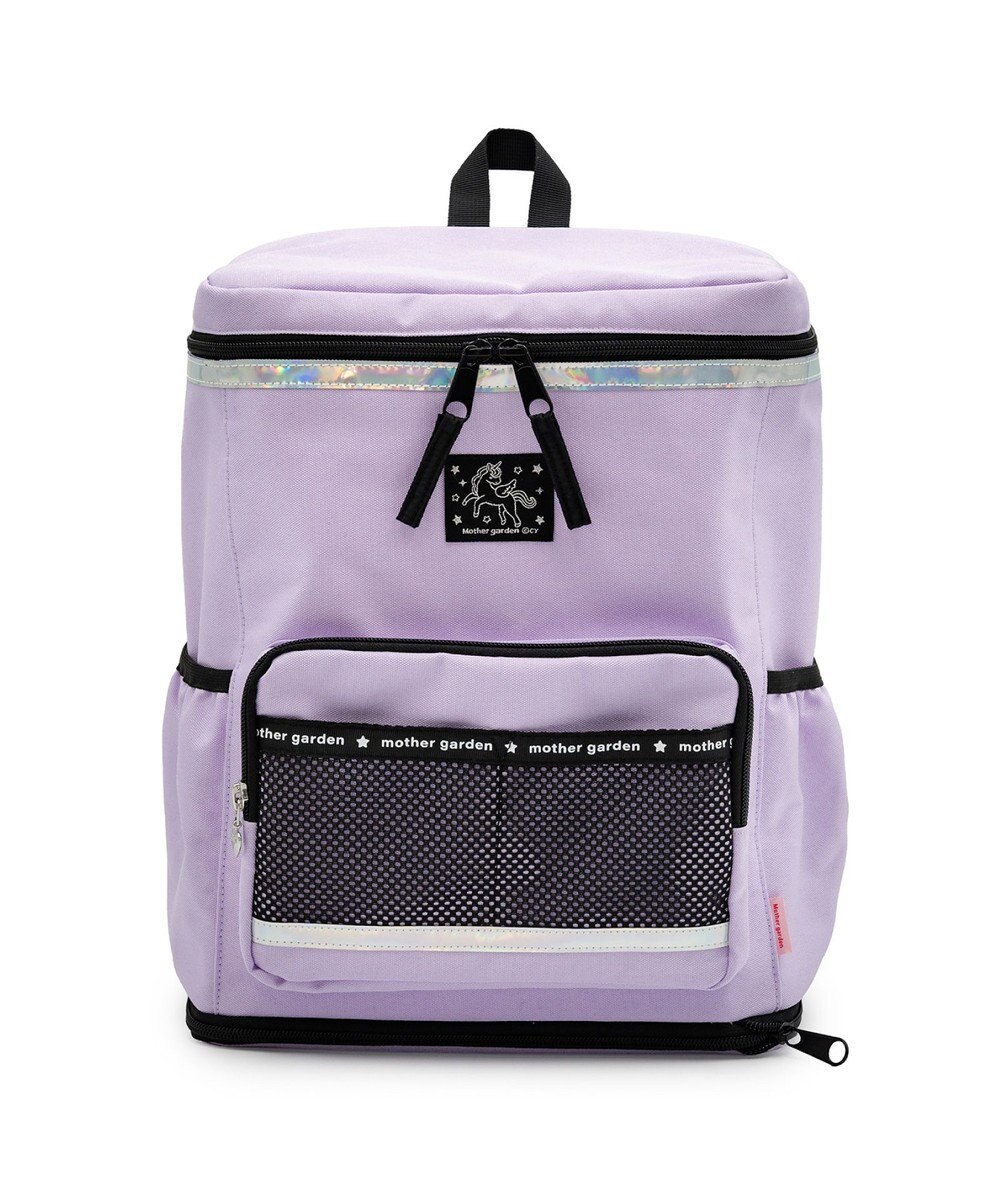 Mother garden マザーガーデン スクエアリュック 【Lサイズ】  《パープル》 
