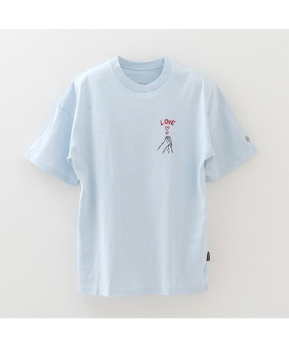 ペットパラダイス　Mai.Kuraki コラボTシャツ ペットパラダイス Mai Kuraki LOVE オーナー Tシャツ 《ブルー