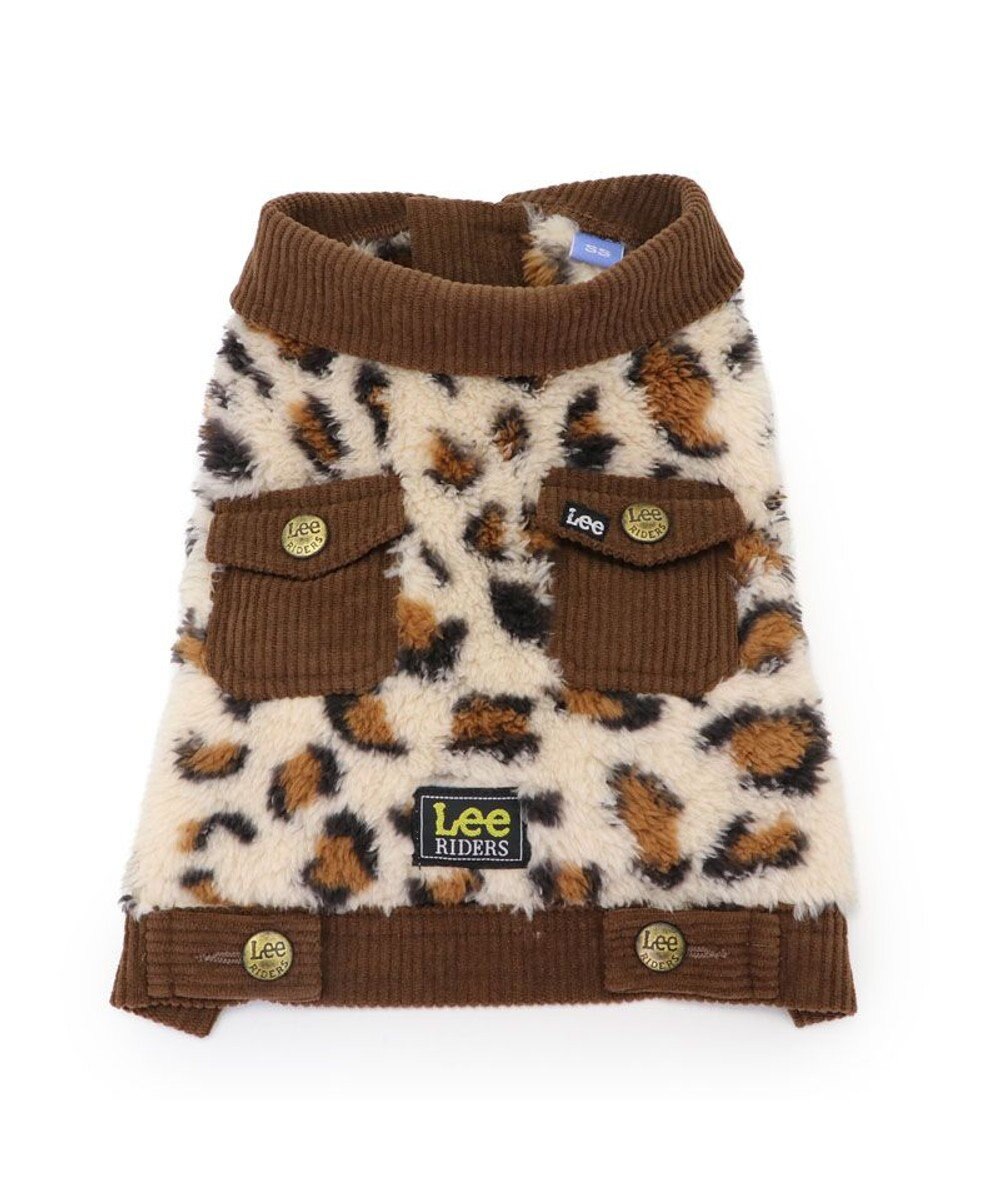 PET PARADISE Lee レオパード ボア ベスト 小型犬