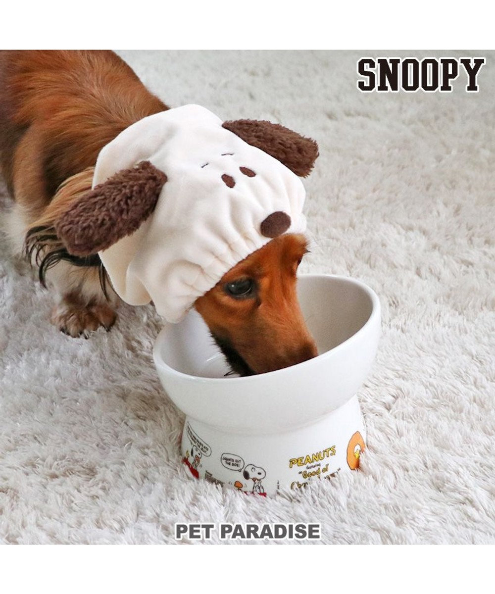 PET PARADISE 犬 スヌード スヌーピー 【４Ｓ~３Ｓ】【ＳＳ~Ｓ】 白~オフホワイト