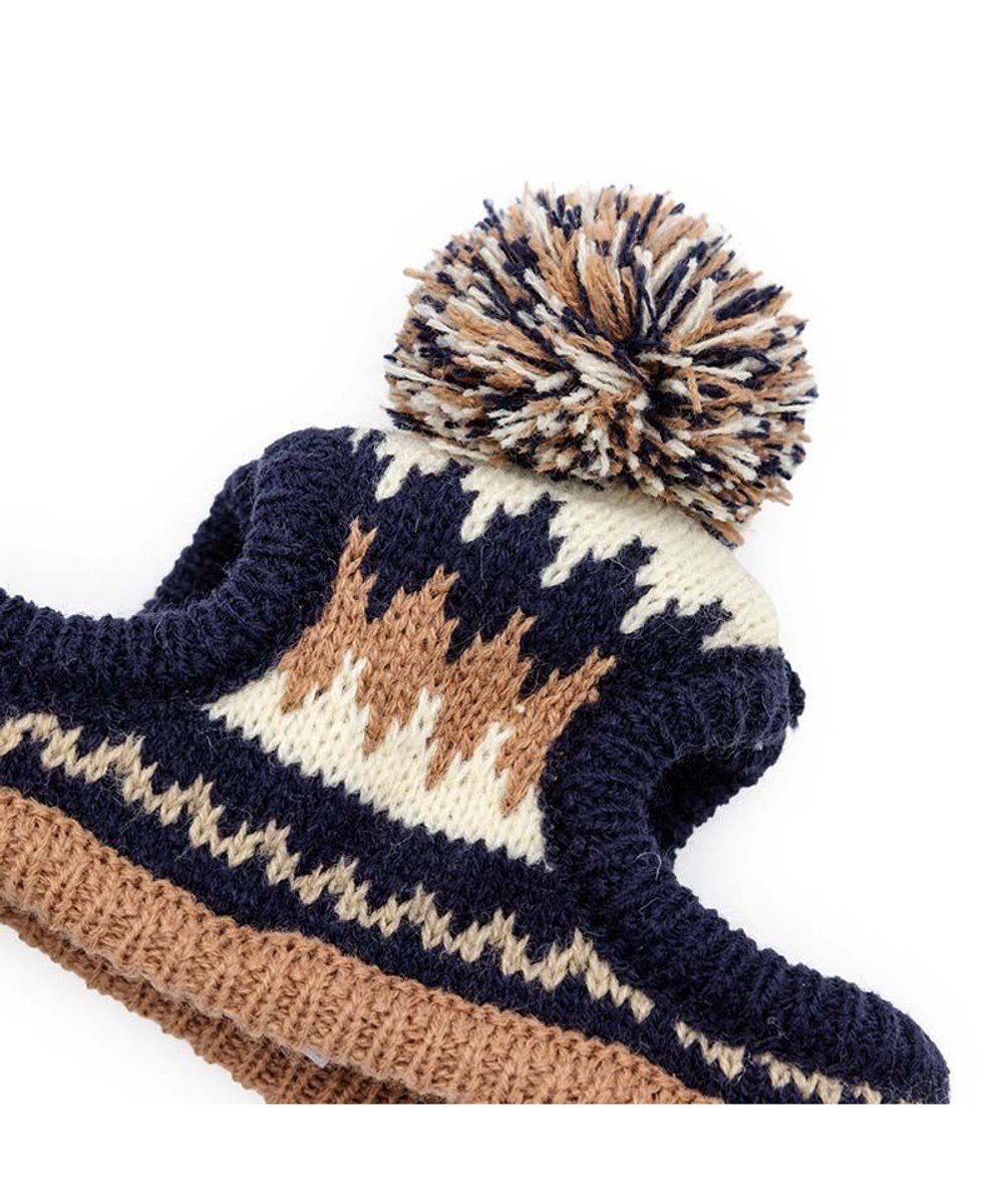 PET PARADISE ペットパラダイス ボンボン付き 男の子 ニット帽子 小型犬 ４Ｓ～３Ｓ/ＳＳ～Ｓ 