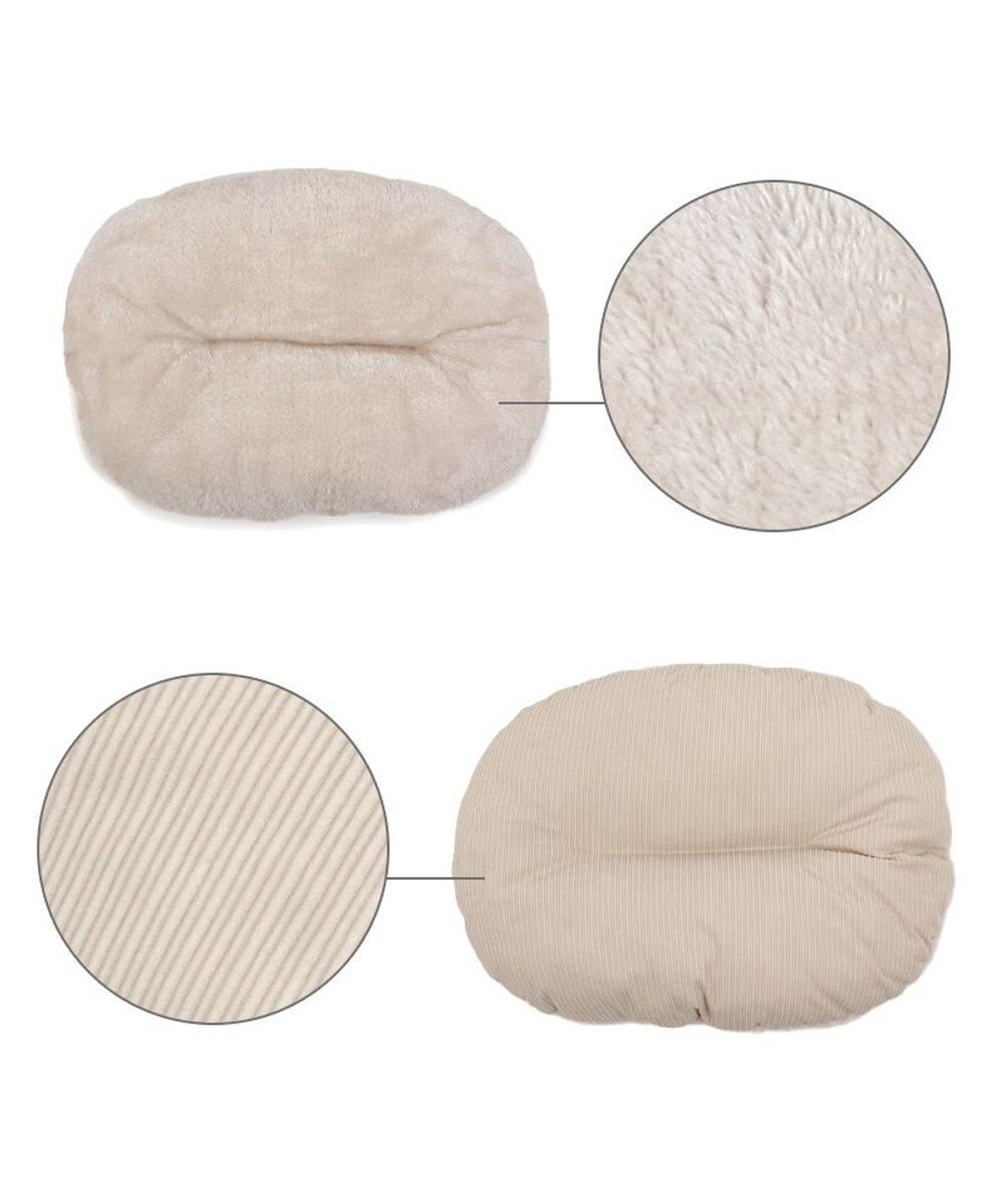 PET PARADISE ペットパラダイス 遠赤外線 ボア ドーム型寝袋 《お花柄》 小型犬 