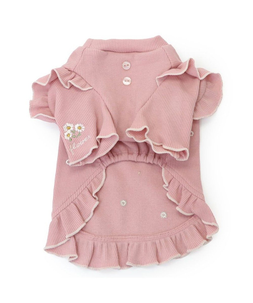 PET PARADISE ペットパラダイス プレミアム ペティヒート  花フリルTシャツ  超小型犬  小型犬 