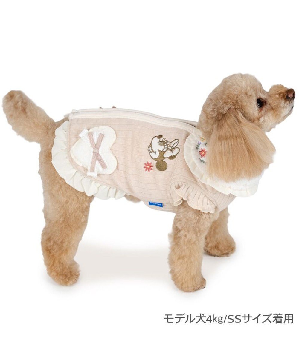PET PARADISE ディズニー ミニーマウス お花 ジップUP ベスト 小型犬 