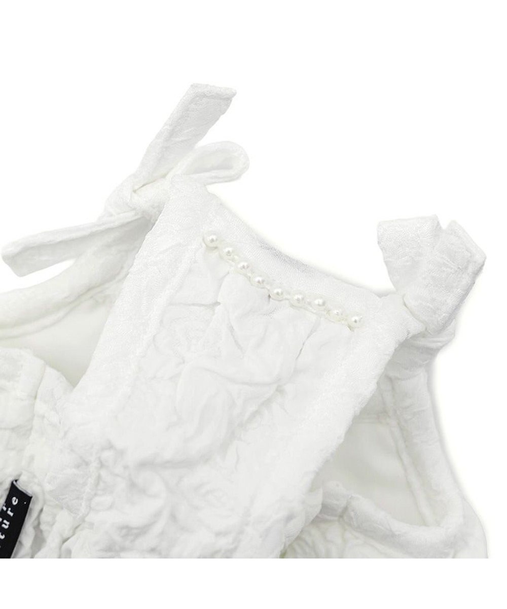 PET PARADISE cherircouture ホワイトローズ キャミソール 小型犬 