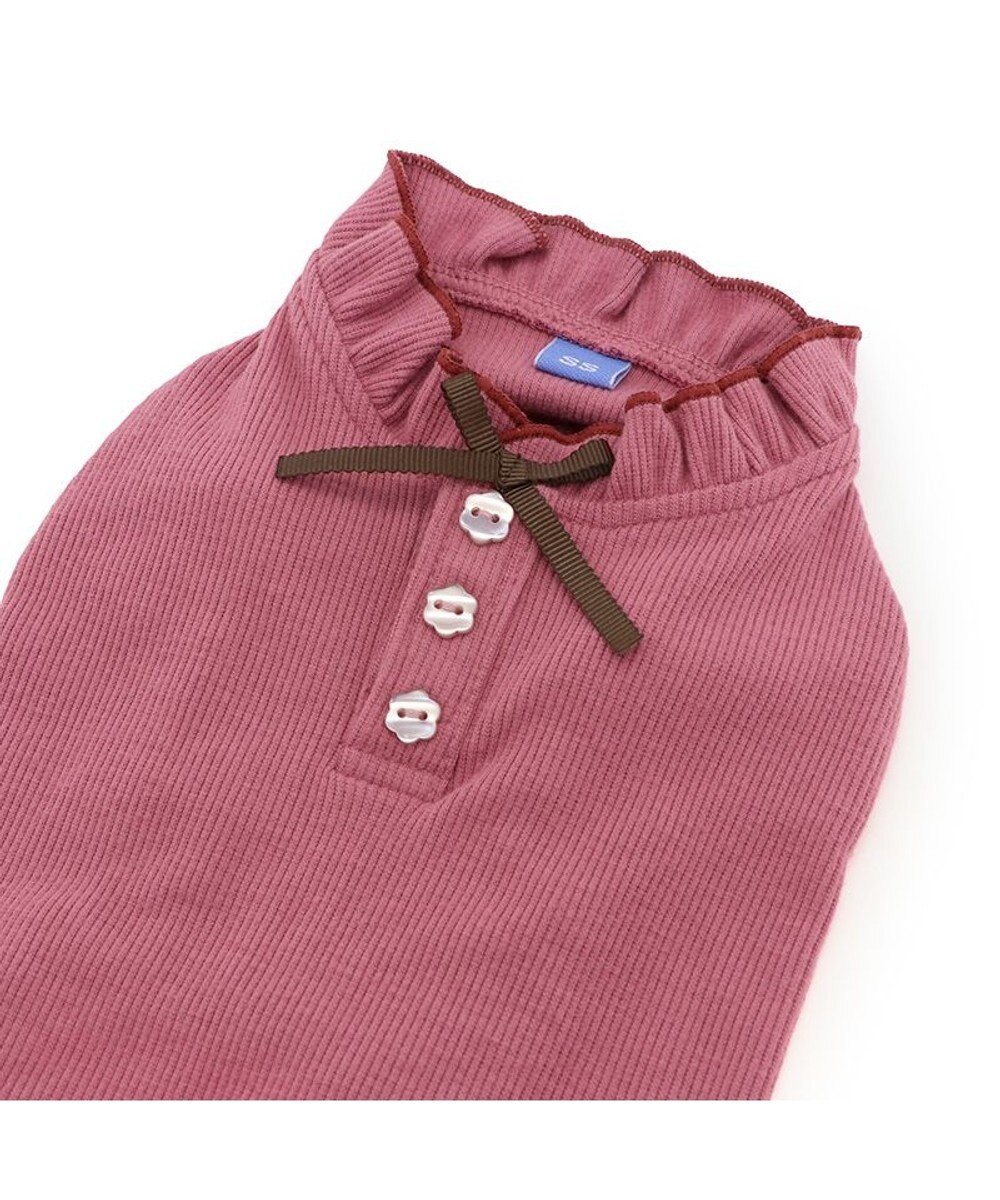 PET PARADISE ペットパラダイス ペティヒート プレミアム  ワンピース 《花ボタン柄》 小型犬 