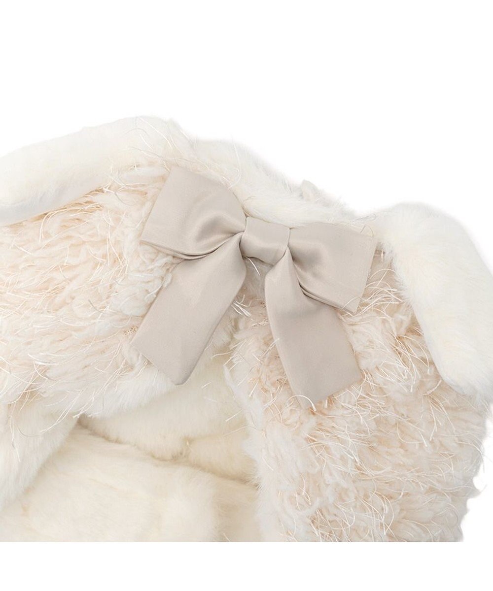 PET PARADISE cherircouture ドットリボン ポンチョ 《ホワイト》 小型犬 