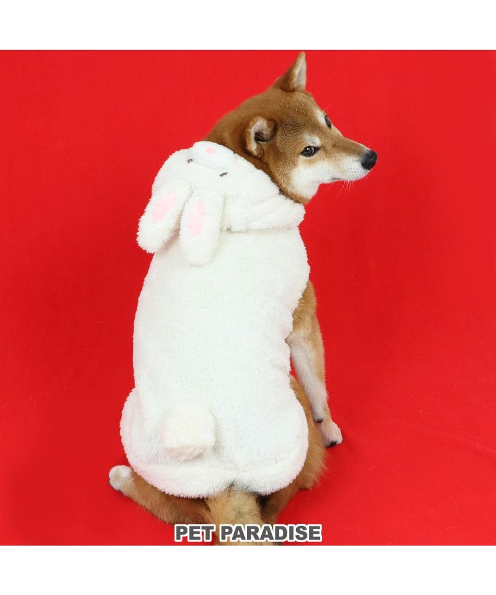 PET PARADISE 犬服 卯 犬 服 ウサギ パーカー 【中型犬】 【大型犬】 -