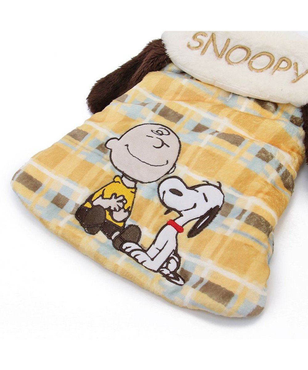 PET PARADISE スヌーピー ポンチョ 《にっこりチェック柄》小型犬 