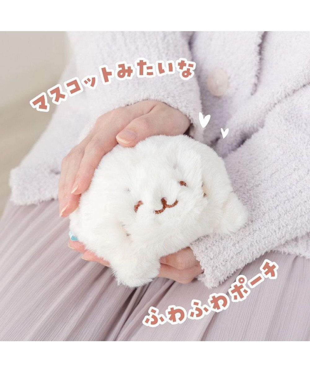 Mother garden しろたん マルチポーチ 《にっこり顔》 単品 