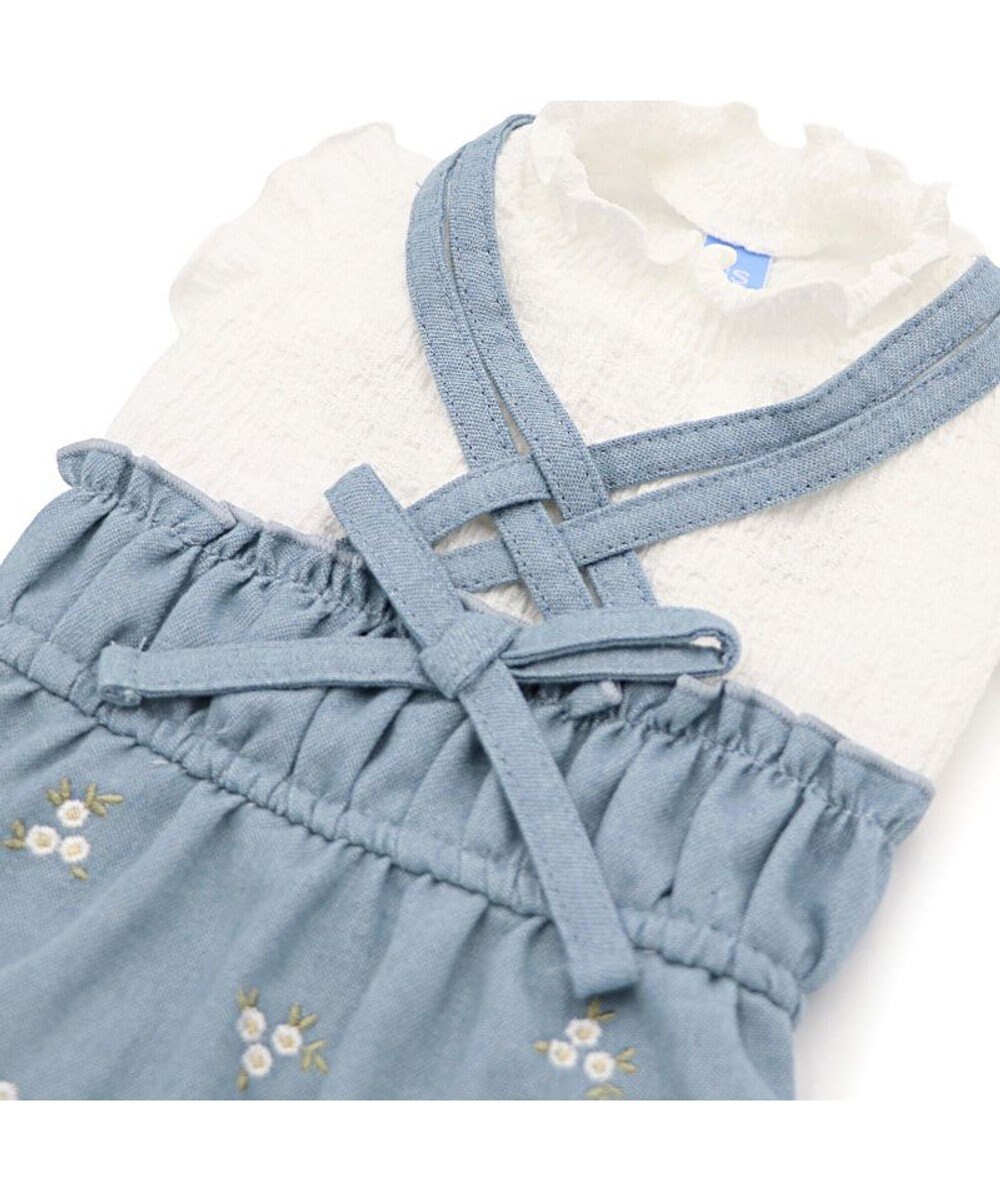 PET PARADISE ペットパラダイス 刺繍 スカートつなぎ 小型犬 