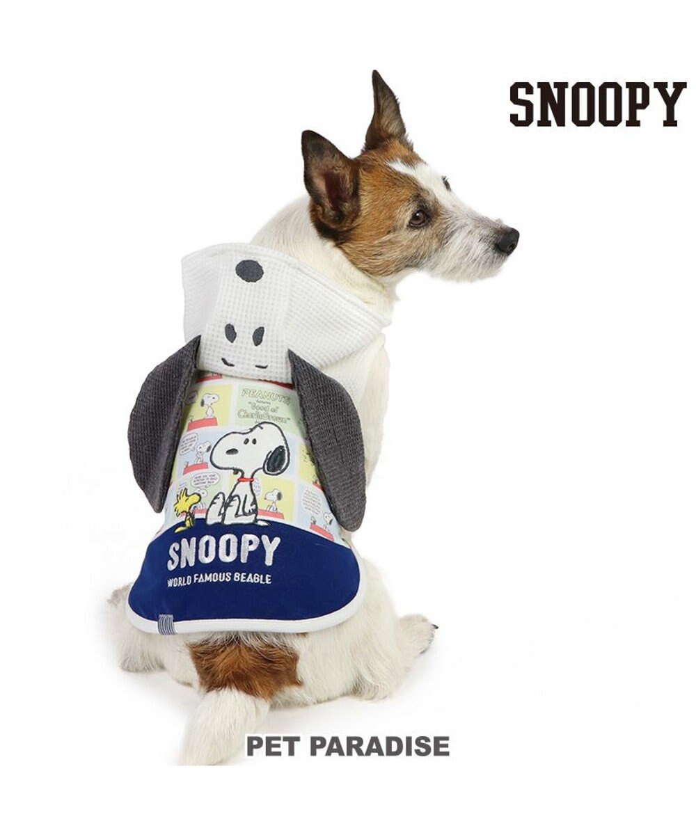 スヌーピー 耳付きパーカー 《コミック柄》 小型犬 / PET PARADISE