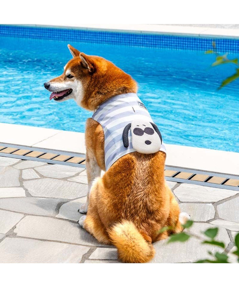 美品　JOE COOL PEANUTS 　ペットパラダイス スヌーピー クールベスト 《ジョークール》 中型犬 大型犬 / PET
