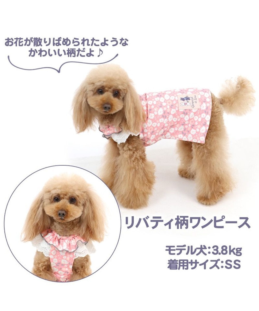 犬服 犬 服 ペットパラダイス リサとガスパール クール 接触冷感 虫よけ 花柄 ワンピース 小型犬 超小型犬 小型犬 天竺 ひんやり 夏 涼感 冷却 吸水速乾 クールマックス Pet Paradise 通販 雑貨とペット用品の通販サイト マザーガーデン ペットパラダイス