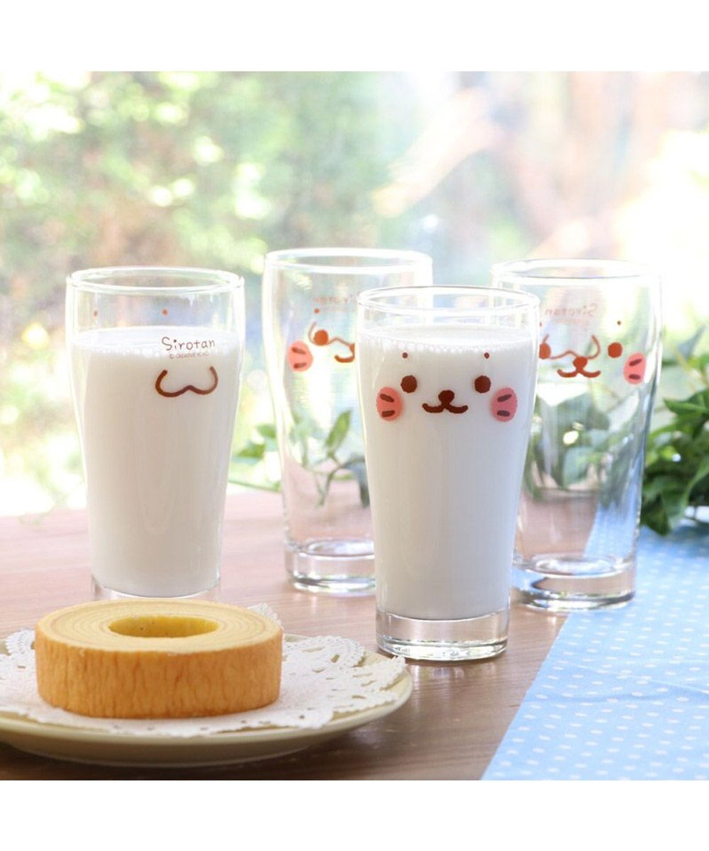しろたん 顔ボン柄 グラス6個セット グラスセット ガラスコップ キッチン用品 ギフト プレゼント あざらし アザラシ かわいい キャラクター Mother Garden 通販 雑貨とペット用品の通販サイト マザーガーデン ペットパラダイス
