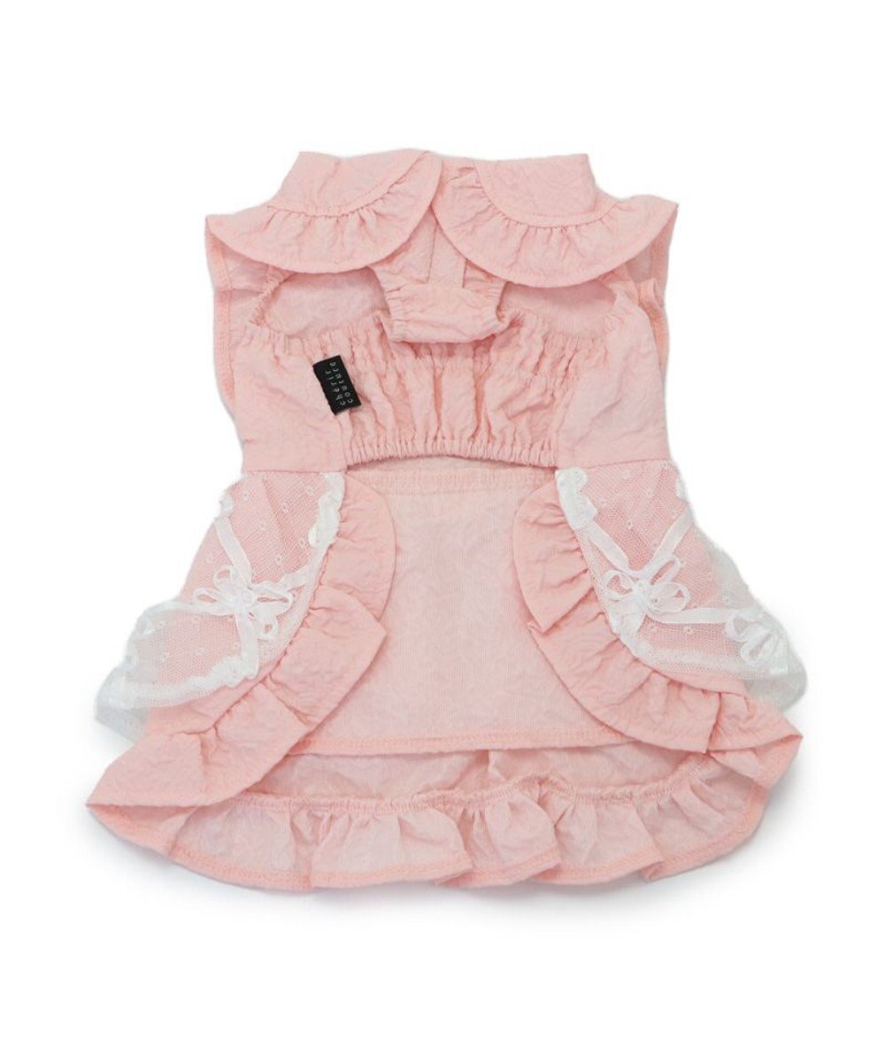 PET PARADISE cherircouture フリルカラーワンピース 小型犬 
