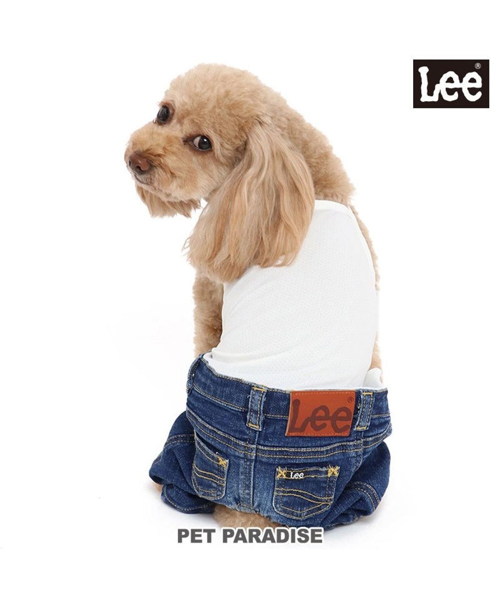PET PARADISE 犬 服 Ｌｅｅ キャミソール パンツ つなぎ 【小型犬】 デニム 紺（ネイビー・インディゴ）