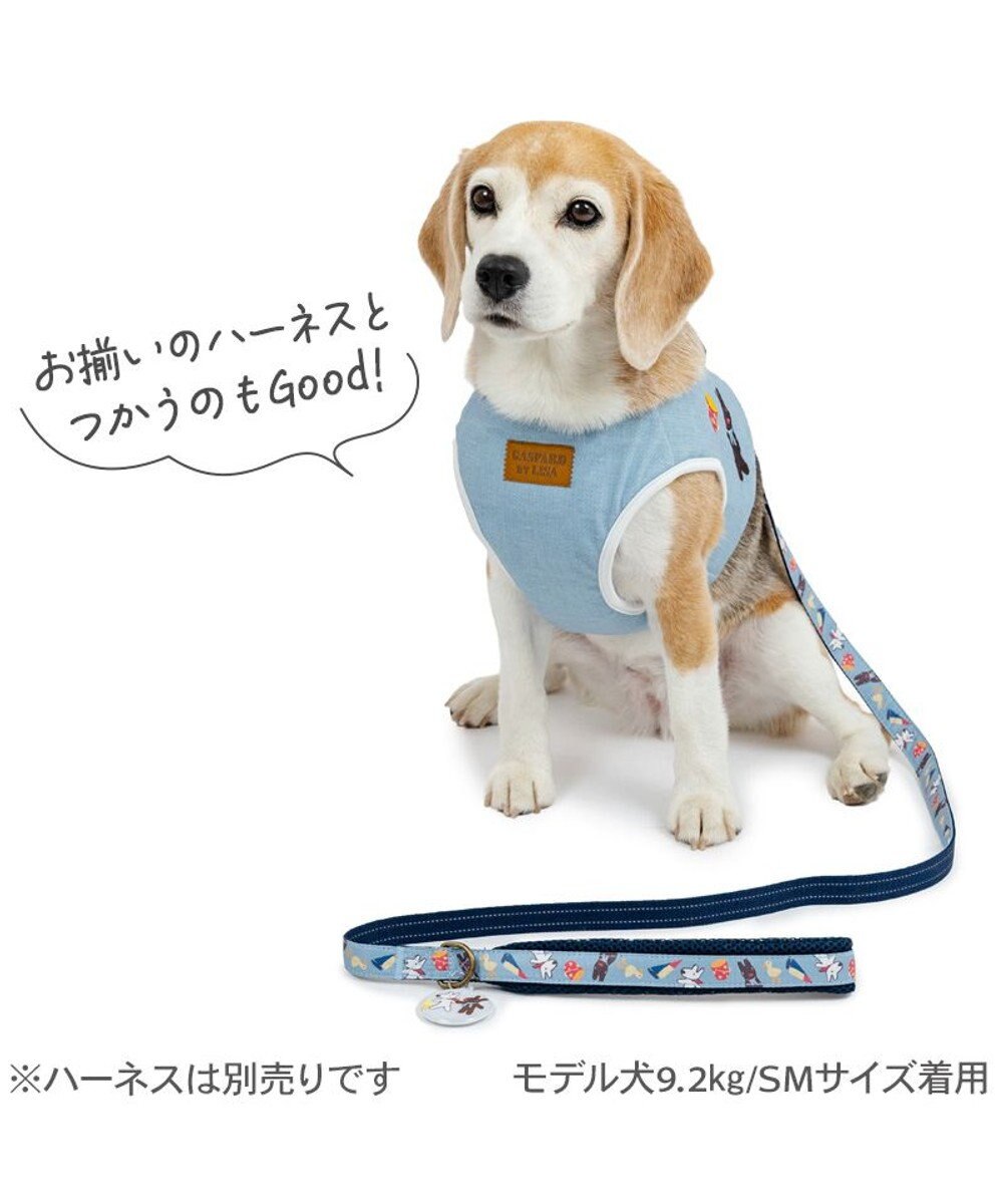 PET PARADISE リサとガスパール 刺繍柄 リード ＳＭ 