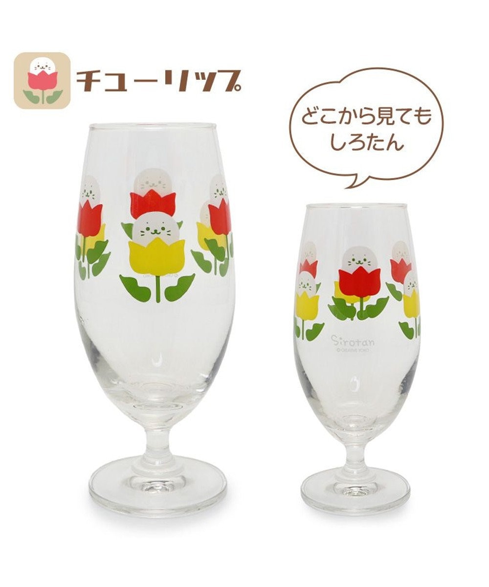 Mother garden しろたん レトログラス 単品 《 チューリップ柄 / マーガレット柄 》