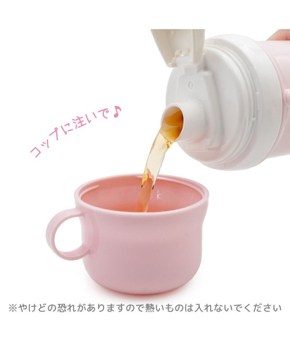 Mother garden マザーガーデン 野いちご コップ付き水筒  《レトロストロベリー柄》500mL 