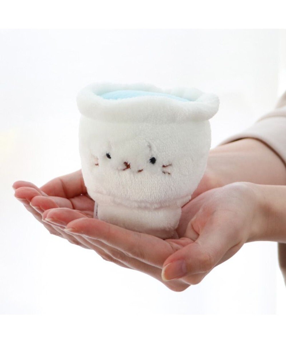 Mother garden しろたん 白いものシリーズマスコット　《おちょこ》　店舗限定 