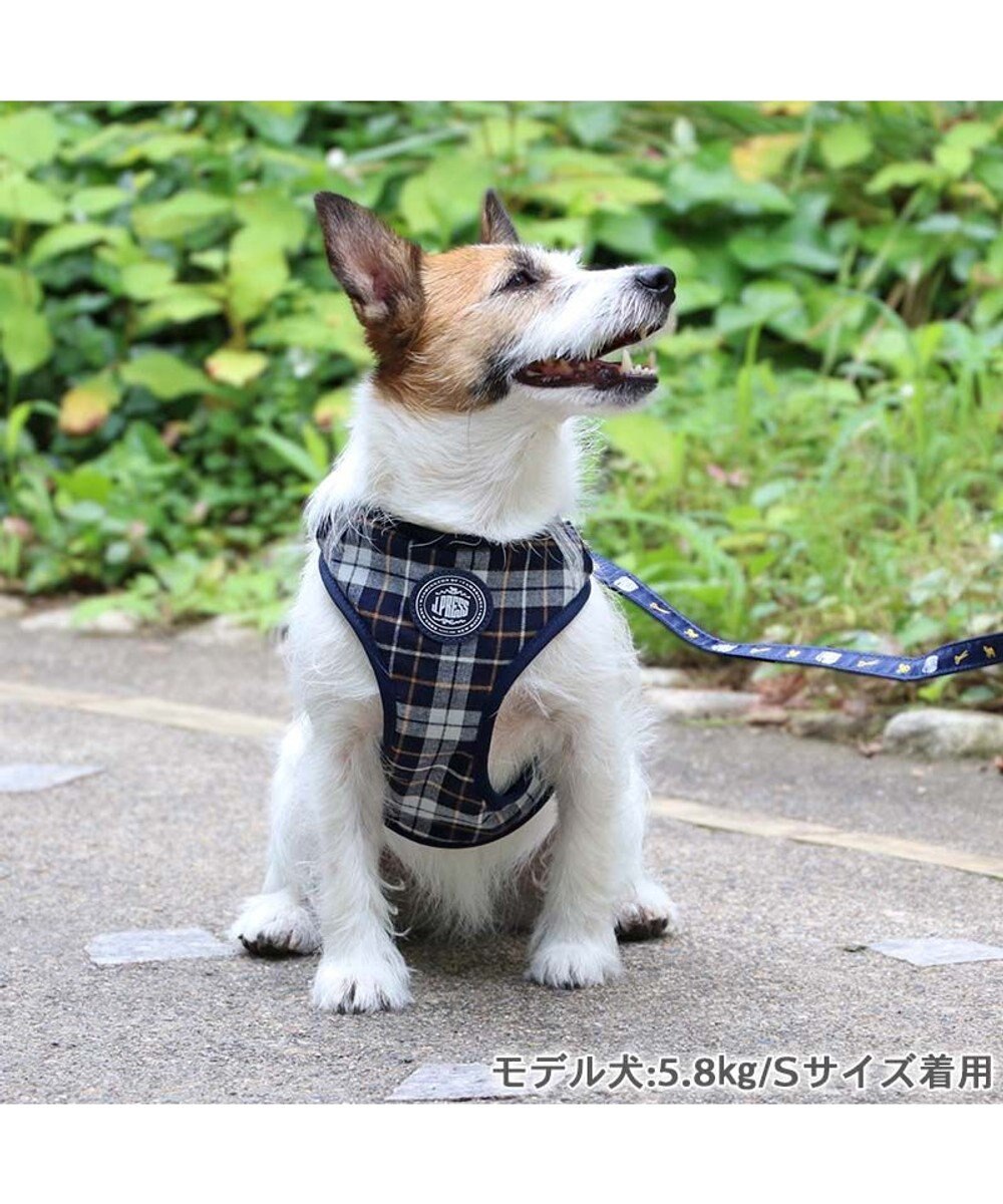 PET PARADISE J.PRESS ビエラチェック ハーネス リード【３Ｓ】 