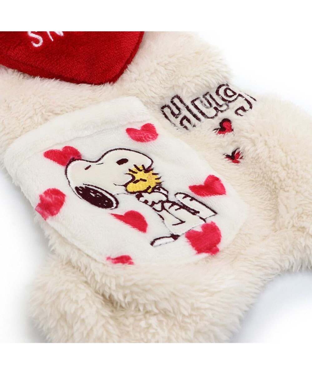 PET PARADISE スヌーピー ポケット付きつなぎ 《ハート柄》 小型犬 