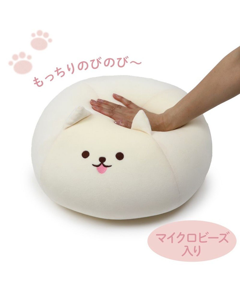 マザーガーデン ふわんこ ビーズクッション ポメラニアン クッション ぬいぐるみ かわいい いぬ 犬 腰当 お昼寝 抱き枕 テレワーク デスクワーク インテリア プレゼント ギフト Mother Garden 通販 雑貨とペット用品の通販サイト マザーガーデン ペット