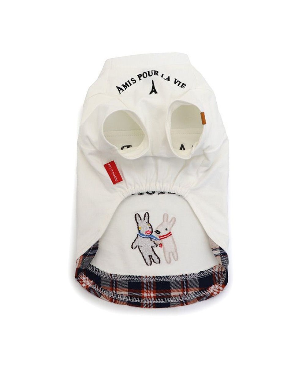 PET PARADISE リサとガスパール シンプル刺繍 Ｔシャツ 《であい柄》 小型犬 