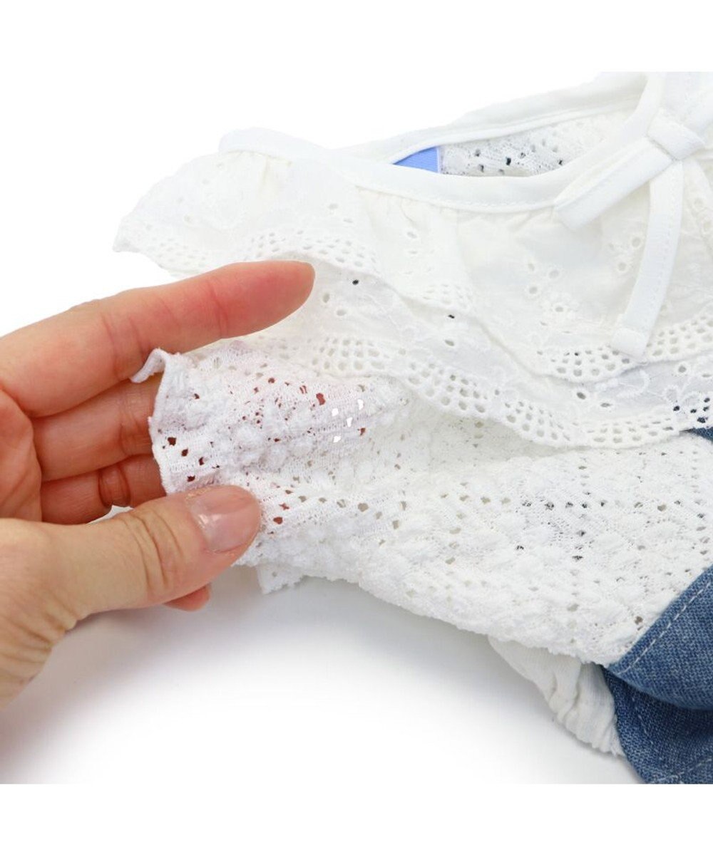 PET PARADISE ペットパラダイス レース襟 スカートつなぎ 小型犬　 