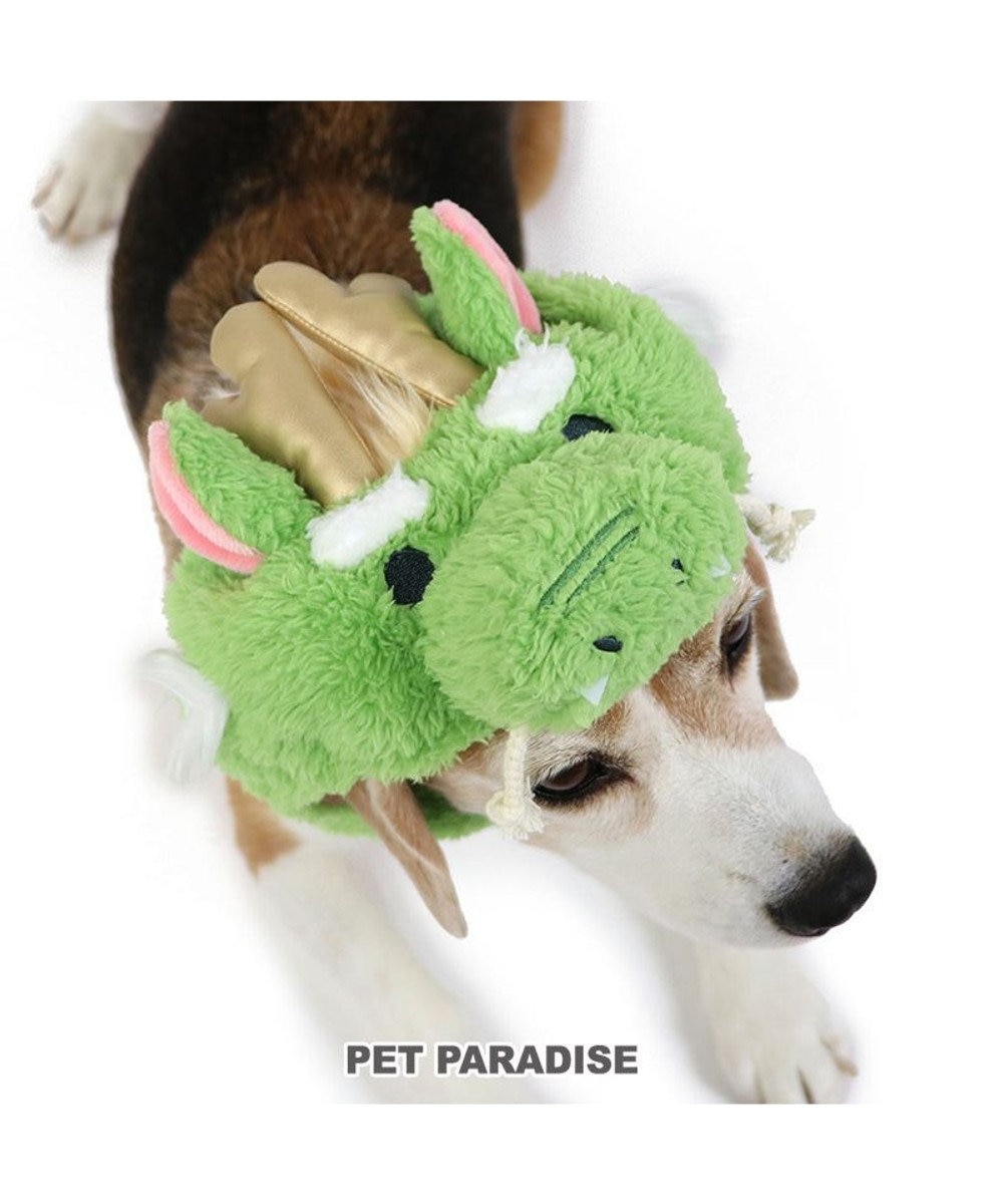 PET PARADISE ペットパラダイス 干支帽子 辰  《グリーン》 中型犬 大型犬 グリーン